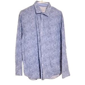 Men's Con.Struct SLIM FIT Stretch Paisley Dress Shirt